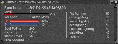 Signature for player Hunter